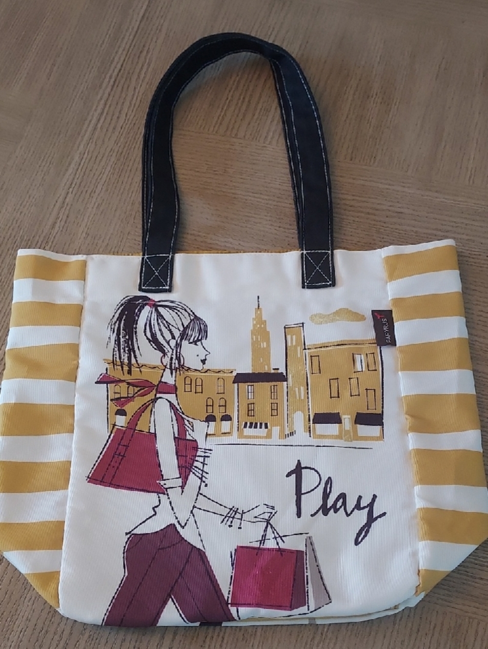 NWOT Women’s Work/Play Tote Bag in Mustard,